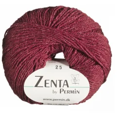Yarn By Permin Garn Zenta 50g röd