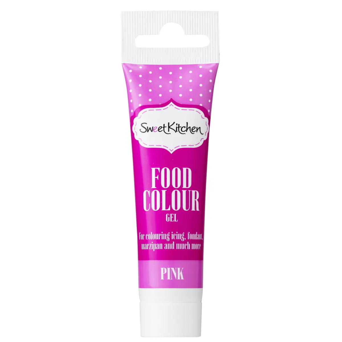 Sweet Kitchen Gelefärg, ätbar livsmedelsfärg för bakning, rosa 25g