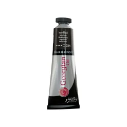 Georgian Oil Colour oljefärg 38 ml Ivory Black 034 | Oljefärger