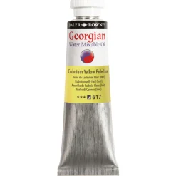 Georgian Water Mixable Oil Colour, vattenlöslig oljefärg 37 ml Cadmium Yellow Pale Hue 617 | Oljefärger