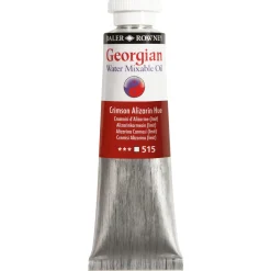 Georgian Water Mixable Oil Colour, vattenlöslig oljefärg 37 ml Crimson Alizarin hue 515 | Oljefärger