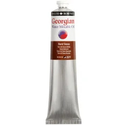 Georgian Water Mixable Oil Colour, vattenlöslig oljefärg 200 ml Burnt Sienna 221 | Oljefärger