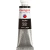 Georgian Water Mixable Oil Colour, vattenlöslig oljefärg 37 ml Ivory Black 034. | Oljefärger