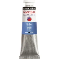 Georgian Water Mixable Oil Colour, vattenlöslig oljefärg 37 ml Sky Blue 130 | Oljefärger