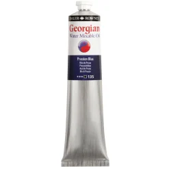 Georgian Water Mixable Oil Colour, vattenlöslig oljefärg 200 ml Prussian Blue 135 | Oljefärger