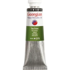 Georgian Water Mixable Oil Colour, vattenlöslig oljefärg 37 ml Sap Green 375 | Oljefärger