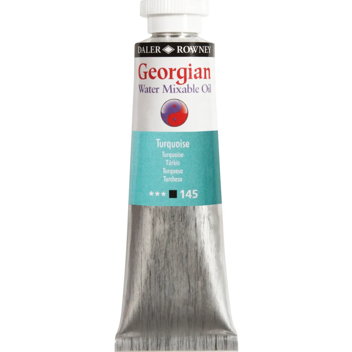 Georgian Water Mixable Oil Colour, vattenlöslig oljefärg 37 ml Turquoise 145 | Oljefärger