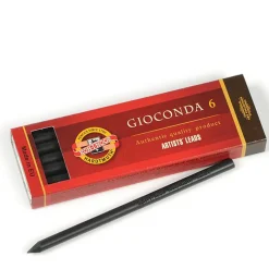 Koh i Noor Gioconda ritstift Svart 6st | Tillbehör & Refill