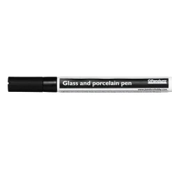 Panduro Hobby Glas & porslinspenna svart, 2 mm spets