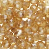 Panduro Jewellery Glaspärla facett guld 80st