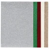 Panduro Hobby Glitterark i härliga julfärger för julpyssel, 10 ark i A4-storlek, 190 g/m²