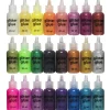 Panduro Hobby Glitterlim glitter glue i XL-set med 24 olika färger à 20 ml | Glitterlim