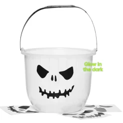 Panduro Hobby Godishink glow in the dark, självlysande pumpahink till halloween Ø23 cm