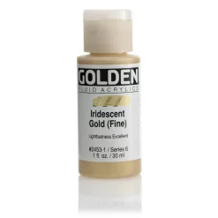 Golden Fluid Acrylics 30 ml - 2453 Iridescent Gold F. | Akrylfärger