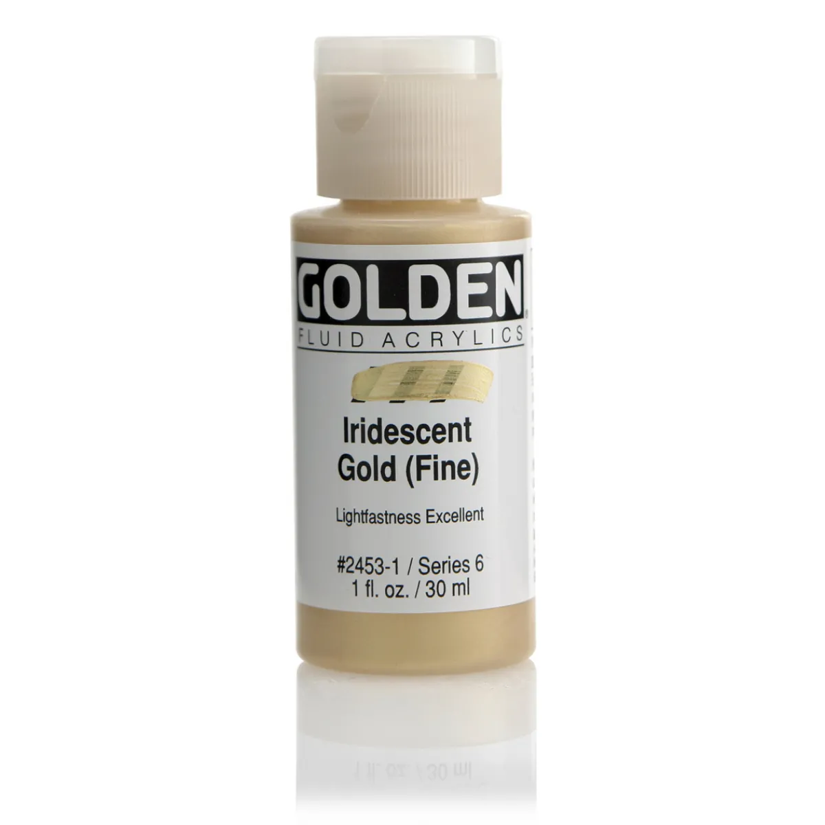 Golden Fluid Acrylics 30 ml - 2453 Iridescent Gold F. | Akrylfärger