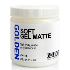 Golden Soft Gel Matte 237ml | Målarmedier