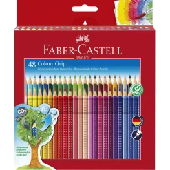Faber-Castell Grip Akvarell Färgpennor 48p | Barn Barnpennor