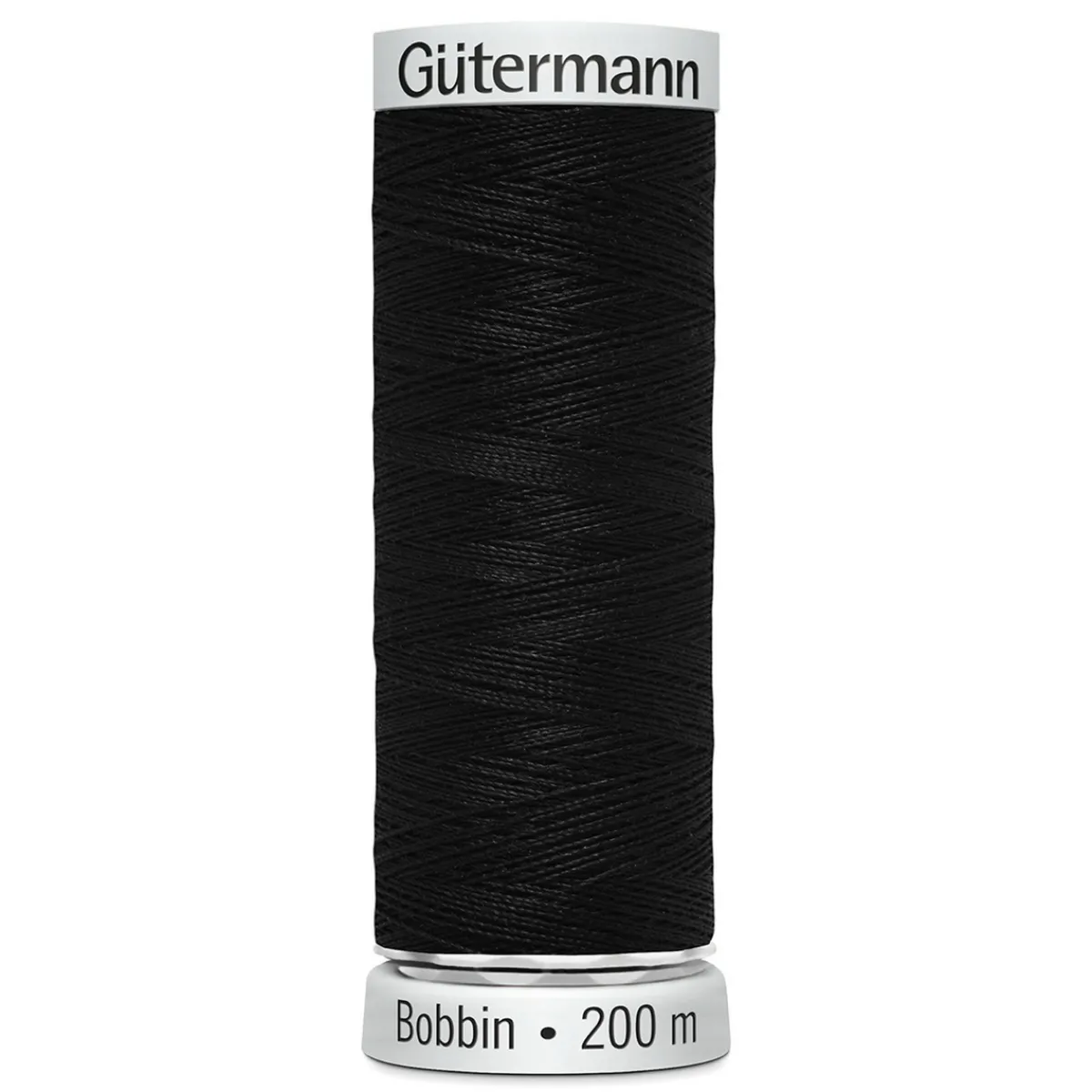 Gutermann Gütermann bobbintråd, maskinbroderitråd 200 meter, svart 1005