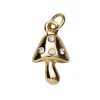 Panduro Jewellery Guldfärgat hänge charm svamp 10×9,6×5,8 mm