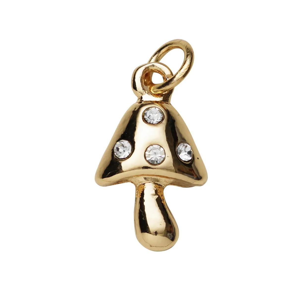 Panduro Jewellery Guldfärgat hänge charm svamp 10×9,6×5,8 mm