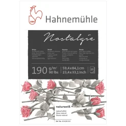 Hahnemühle Nostalgie skissblock A1 (594×841 mm), 25 ark, 190 g/m² | Block