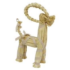 Hedlund Halmbock med sammetsband – höjd 30 cm