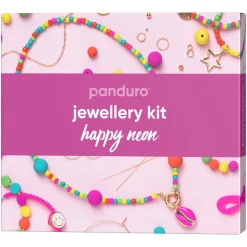 Panduro Jewellery Happy neon charms jewellery kit – skapa dina egna vackra smycken | Övriga Satser