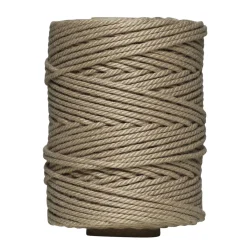 Panduro Hobby Hempline, 3-slaget syntetiskt hampasnöre – 65 meter, Ø 2,5 mm