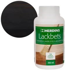 Herdins lackbets 300 ml – 718 grafitsvart | Möbelfärger Inomhus