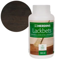 Herdins lackbets 300 ml – 717 svartbrun | Möbelfärger Inomhus