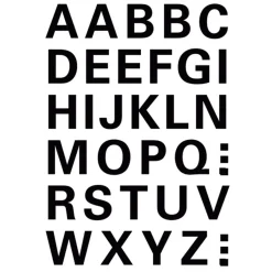 Herma Etikett Alfabet 15mm sva | Pappersstickers