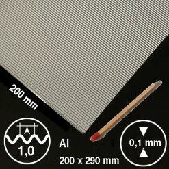 Hermoli ark Aluminium 1mm | Övrigt