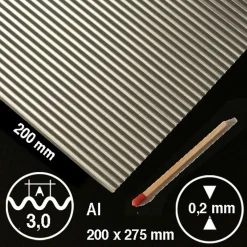 Hermoli ark Aluminium 3mm | Övrigt