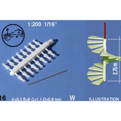 Hermoli Spiraltrappsteg 1:50