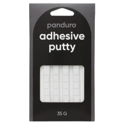 Panduro Hobby Häftmassa 35 g, 75 st. självhäftande fästkuddar av vit häftmassa | Häftmassa