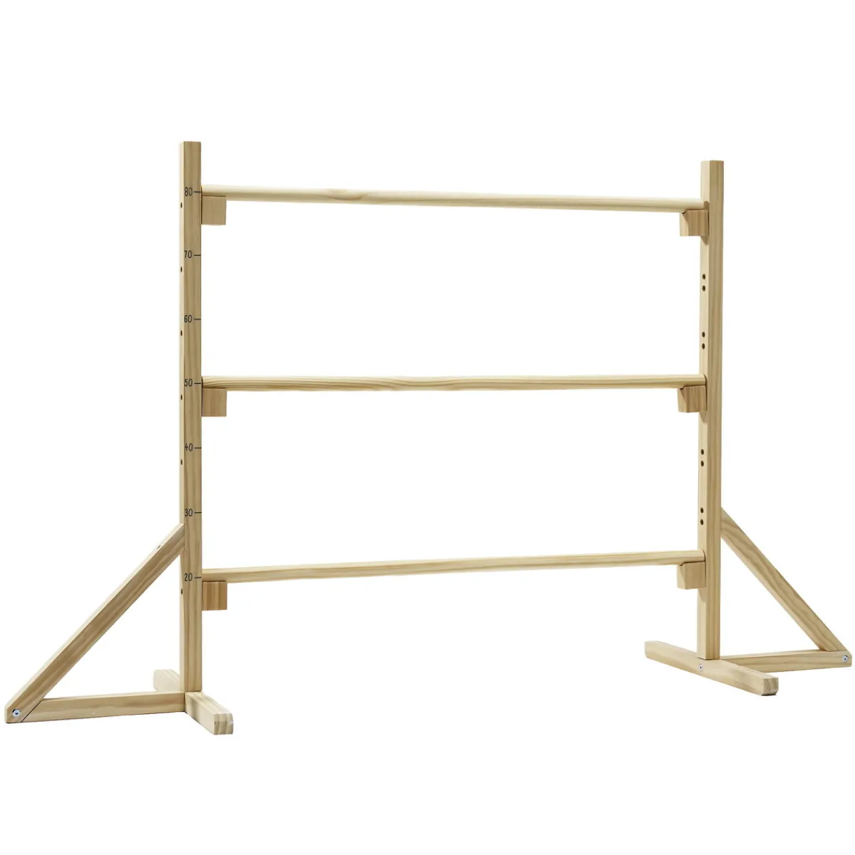 Panduro Design Hinder till käpphäst, bredd 148 cm, höjd 88 cm – 7 hinderhöjder från 20 till 80 cm | Barn Stommar & Hinder