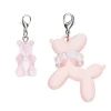 Panduro Hobby 2 hängen charms för dekoration – ballonghund med halsband och en nalle