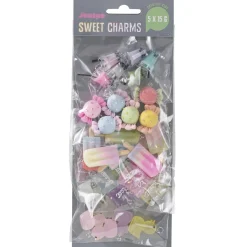 Barn Panduro Hobby Hängen charms, 30 st. i 5 olika söta & färgglada designer