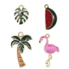 Panduro Jewellery Hängen flamingo/palm 4 st