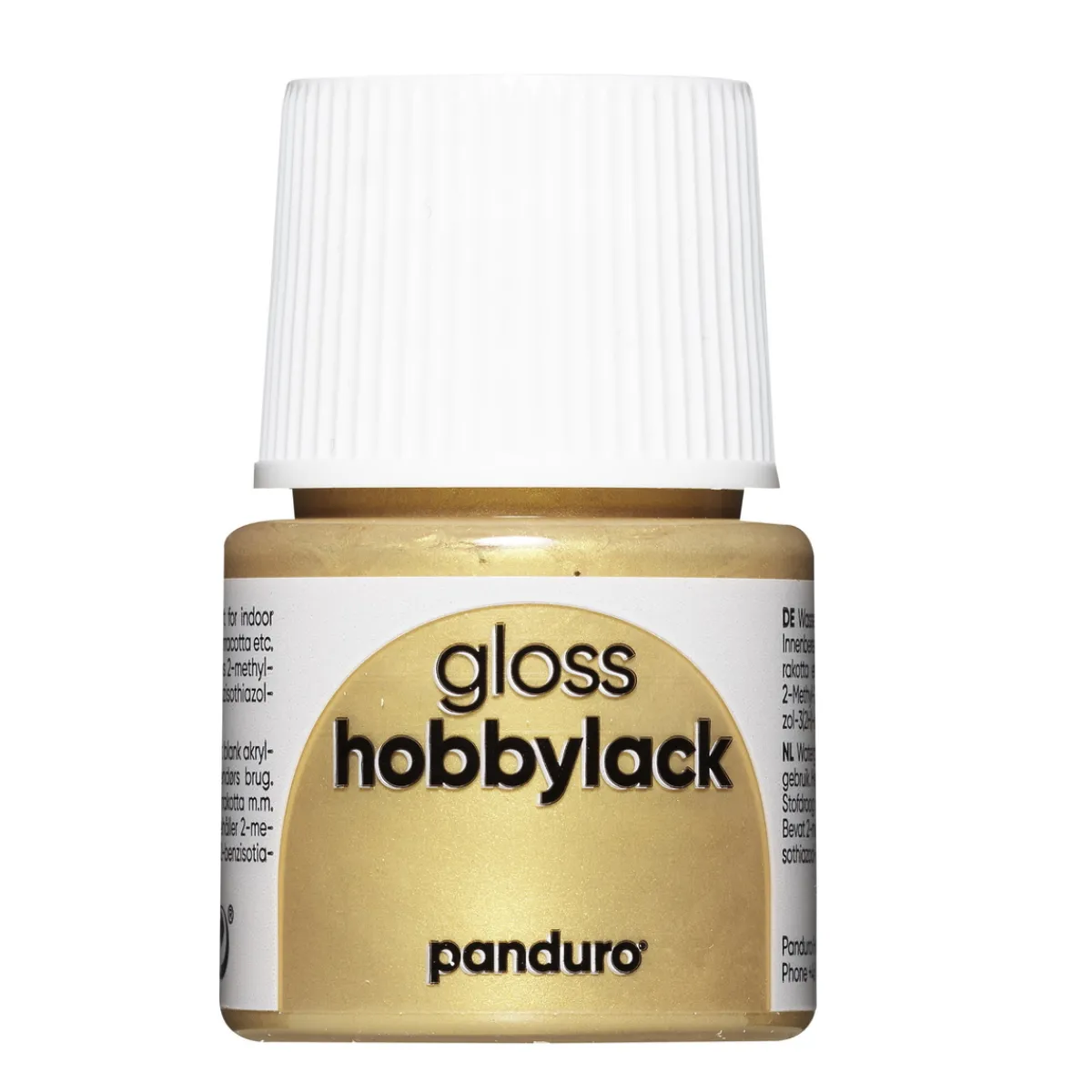 Panduro Hobbylack Hobbylack gloss 45ml brassgold | Hobbyfärger