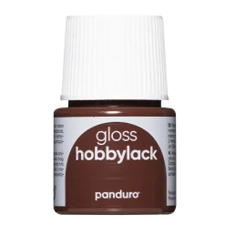 Panduro Hobbylack Hobbylack gloss 45ml darkbrown | Hobbyfärger