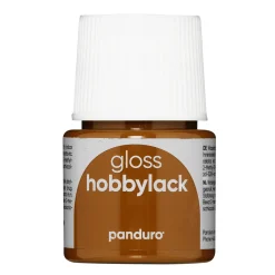 Panduro Hobbylack Hobbylack gloss 45ml lgt.brown | Hobbyfärger