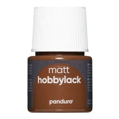 Panduro Hobbylack Hobbylack matt 45 ml d.brown | Hobbyfärger