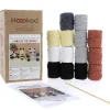 Hoooked Hooked DIY-kit Forest friends, virka 3 söta skogskompisar