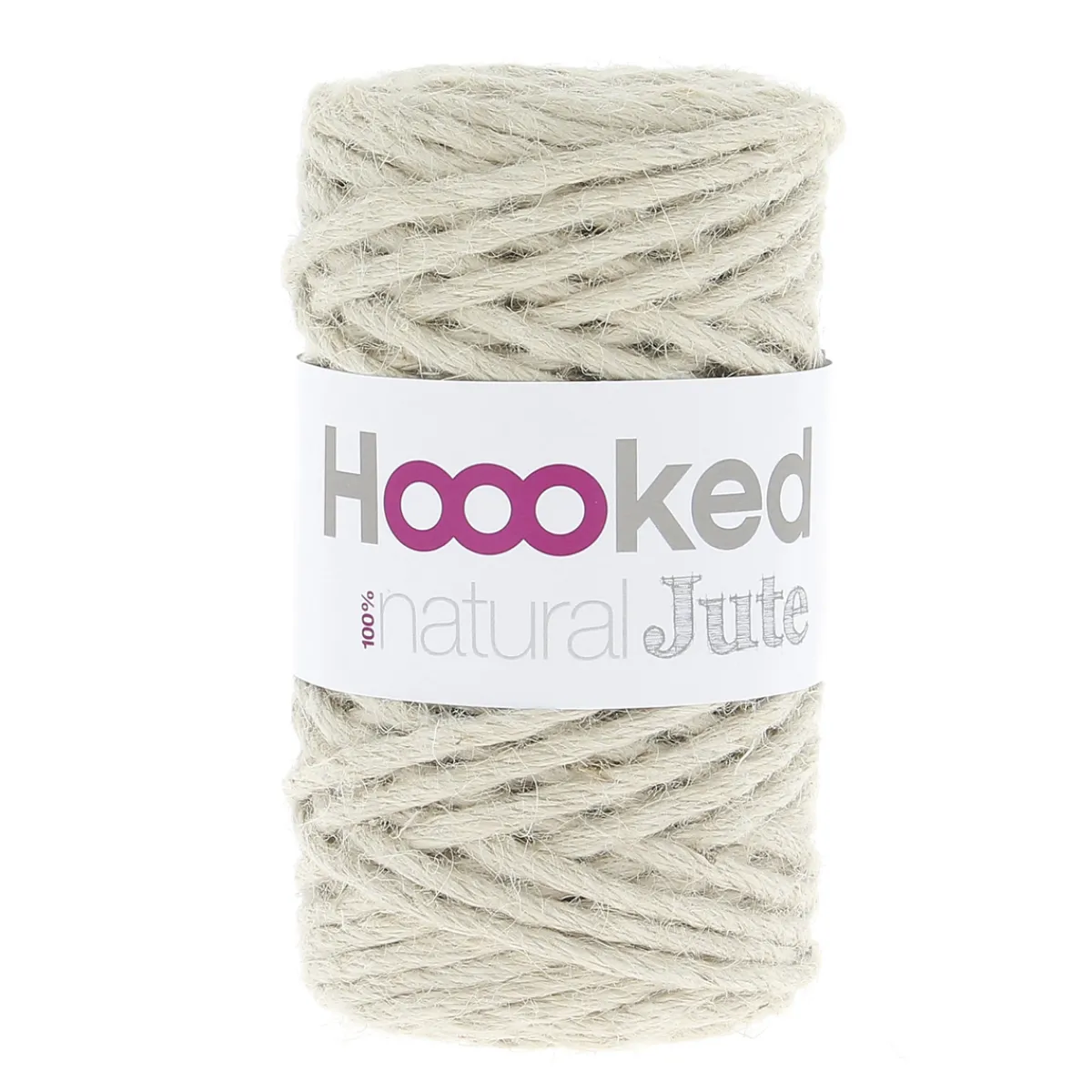 Hoooked Hooked Natural Jute 350g – Vanilla cream JT005