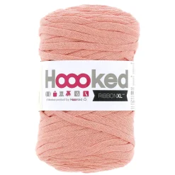 Hoooked Hooked Ribbon XL garn 250g aprikos – RXL47 Iced apricot | Bomullsgarn