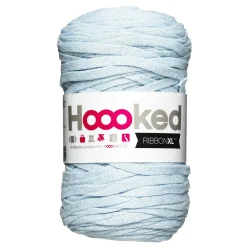 Hoooked Hooked Ribbon XL garn 250g ljusblå – RXL44 Power blue | Bomullsgarn