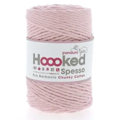 Hoooked Spesso Eco Barbante Chunky Cotton by Panduro Yarn – 500g ljusrosa, Blossom S510 | Bomullsgarn