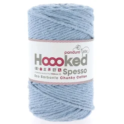 Hoooked Spesso Eco Barbante Chunky Cotton by Panduro Yarn – 500g ljusblå, Provence S900 | Bomullsgarn