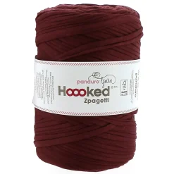 Hoooked Zpagetti Medium trikågarn 450 g brun – Bordeaux shades, pris per styck | Bomullsgarn